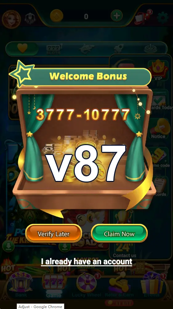 v87 Masuk