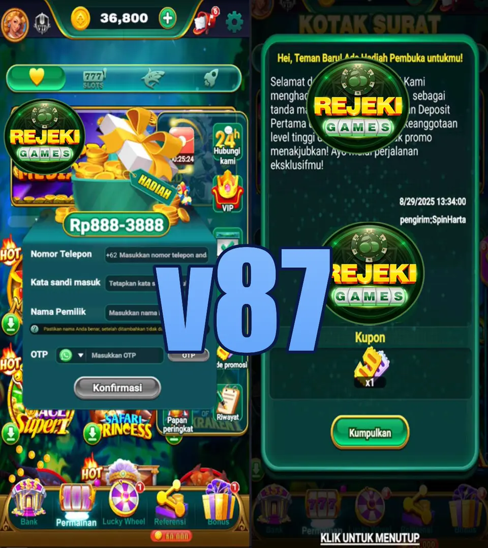 v87 Tangkapan Layar Resmi APK